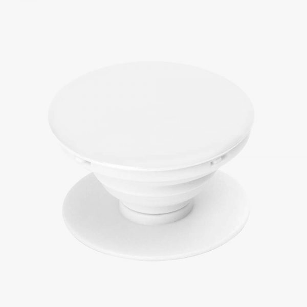 a white PopPack Phone Grip and Stand