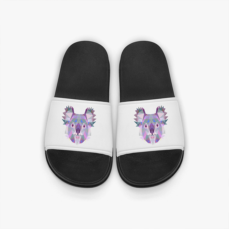 Animals style shoes-1 A pair of koala head-designed sandals