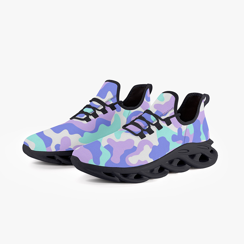 custom blade shoes Blade shoes with purple camouflage