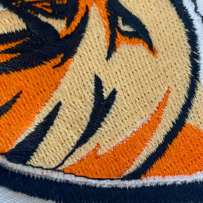 Embroidered animal logo Embroidered animal logo
