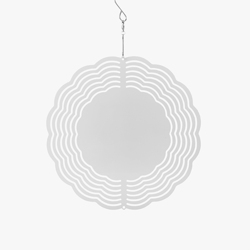 Flower Wind Spinner Pure White Flower Wind Spinner
