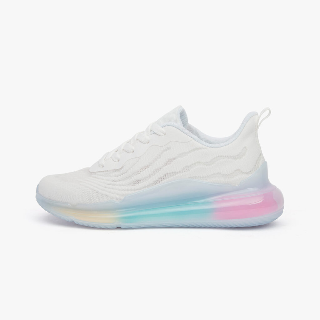 Lightweight Air Cushion Sneakers A pure white customizable lightweight air cushion sneakers