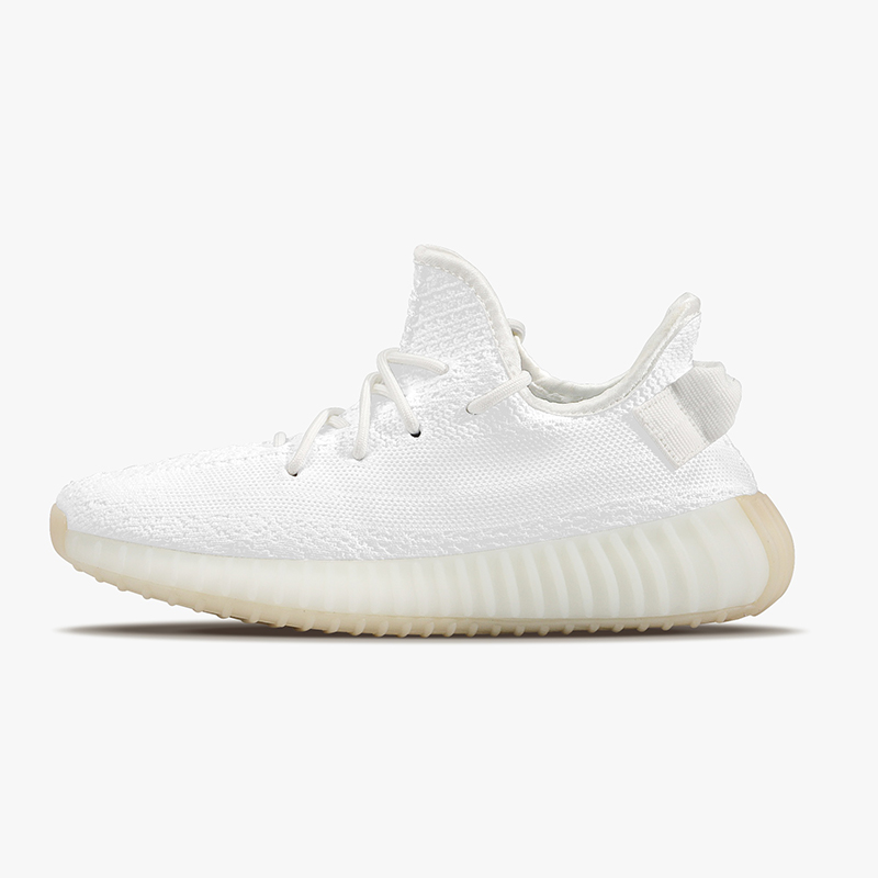 Mesh Knit Sneakers A pure white customizable mesh knit sneakers
