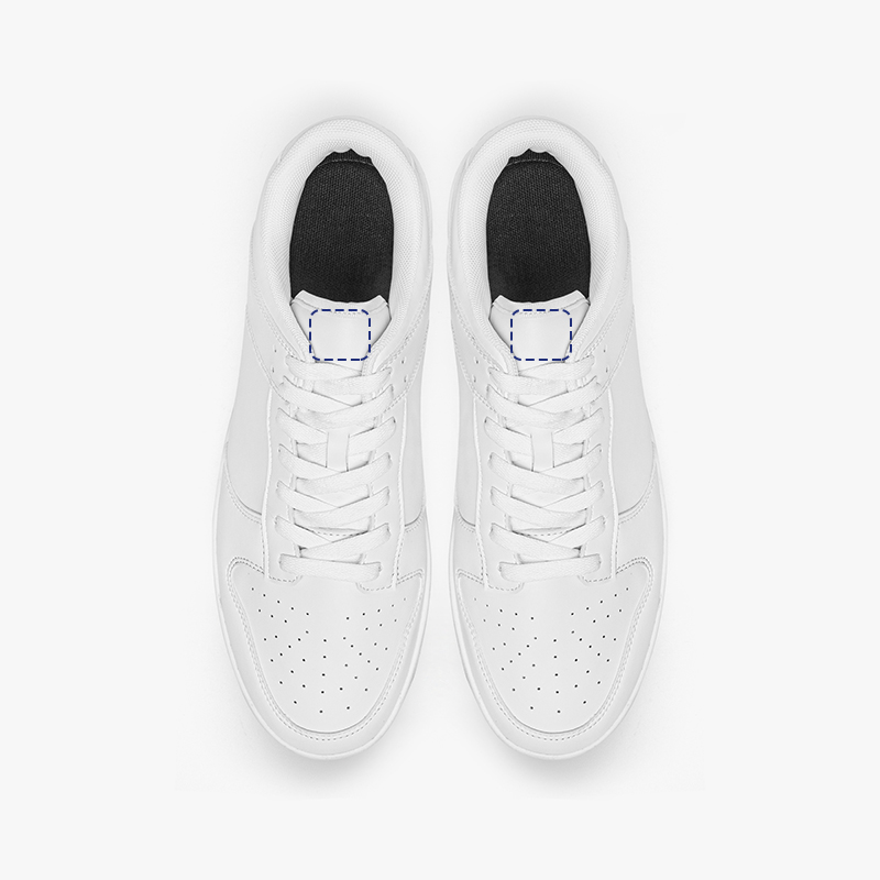 shoe tongue Customize your logo on the tongue of your shoes