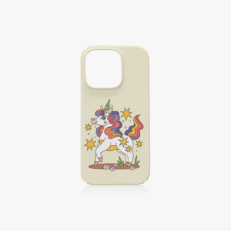 Upload your own picture A phone case with a unicorn print