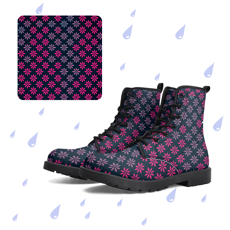 How to design custom boots with JetPrint A pair of boots with a floral pattern