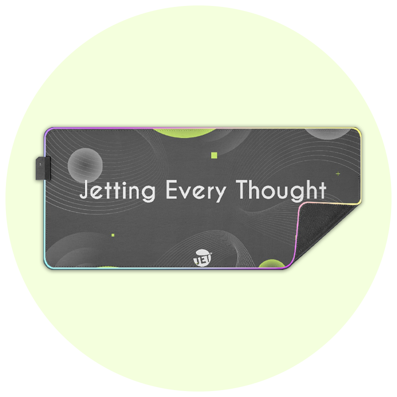 Mouse pads with logo LED mouse pad with JetPrint logo