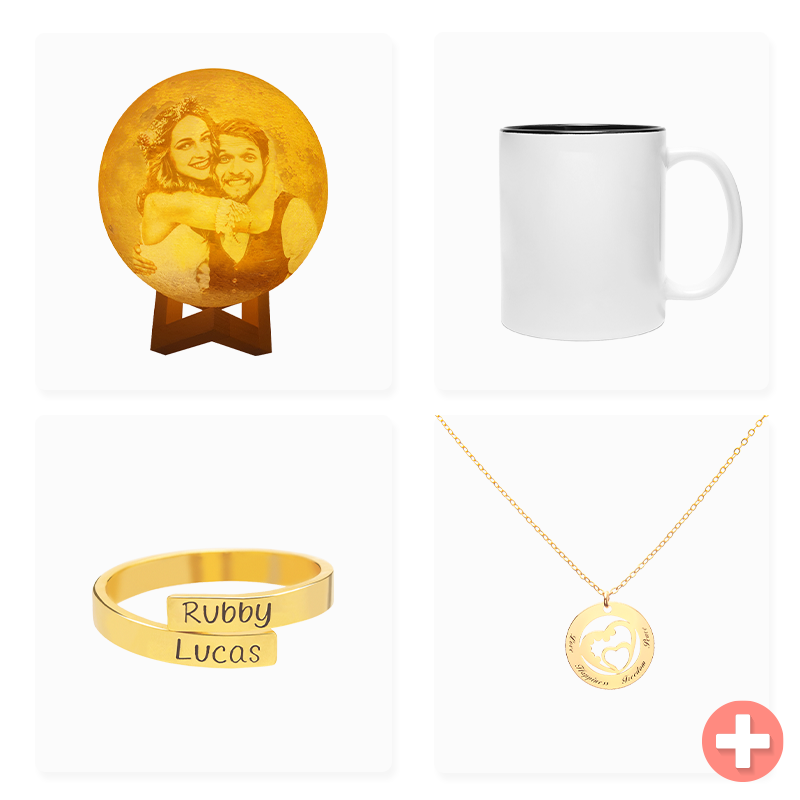 Turn 80 products into personalized gifts Turn 80 products into personalized gifts